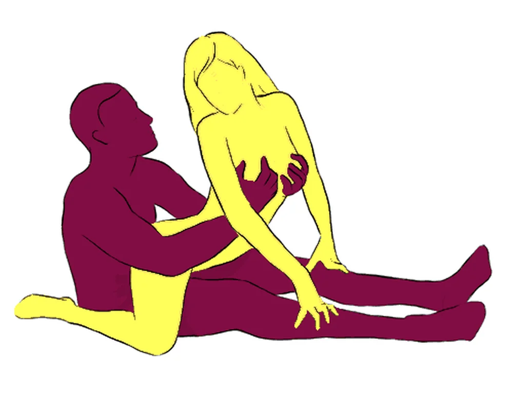 Backwards Cowgirl position illustration