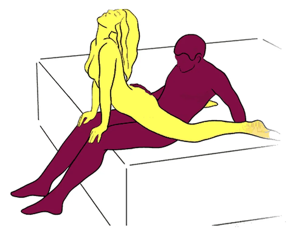 Bent Cowgirl position illustration