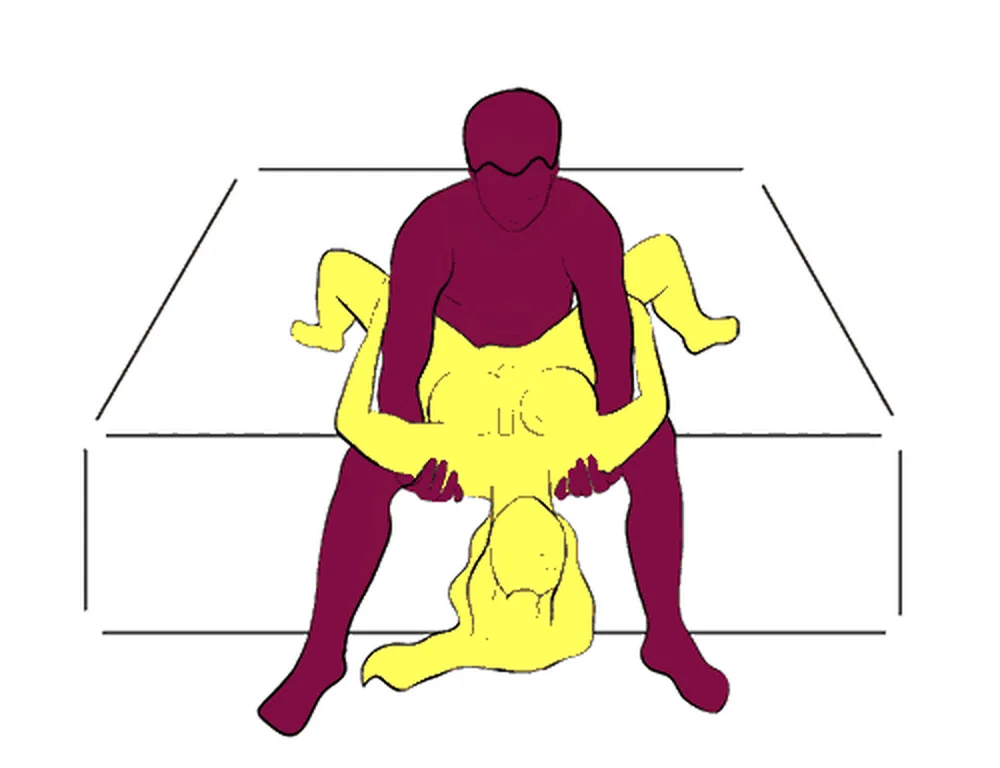 Captivity position illustration