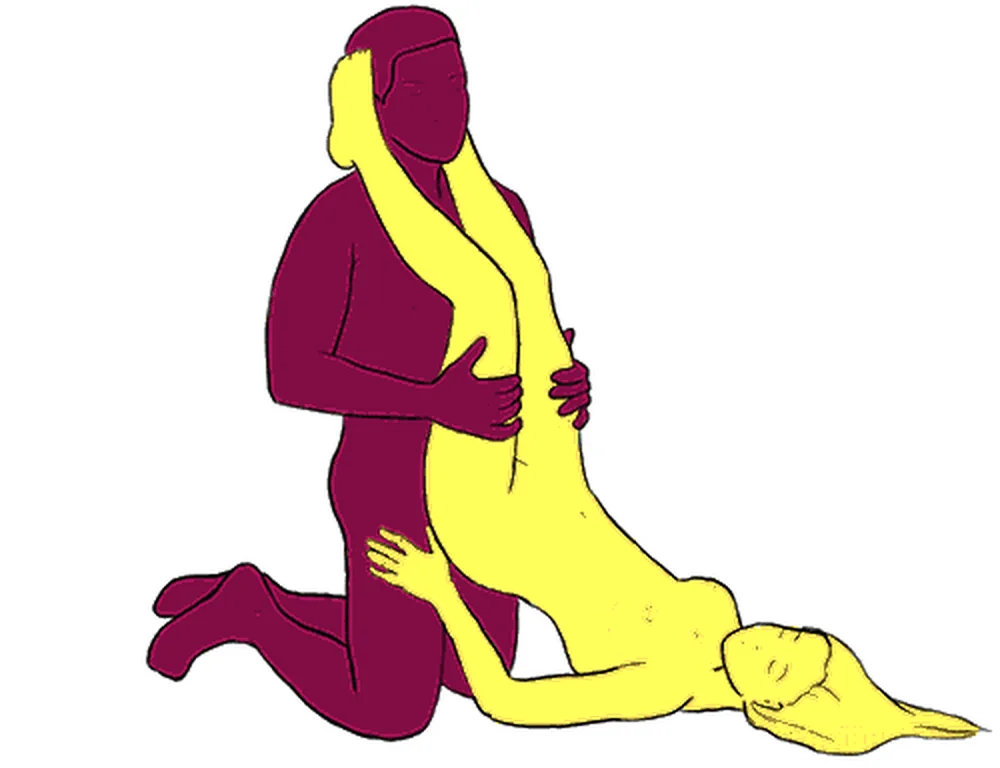 Caramel sex position illustration
