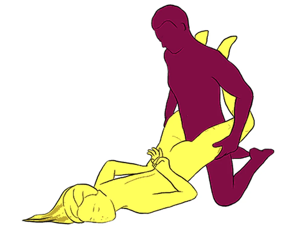 Cello sex position illustration
