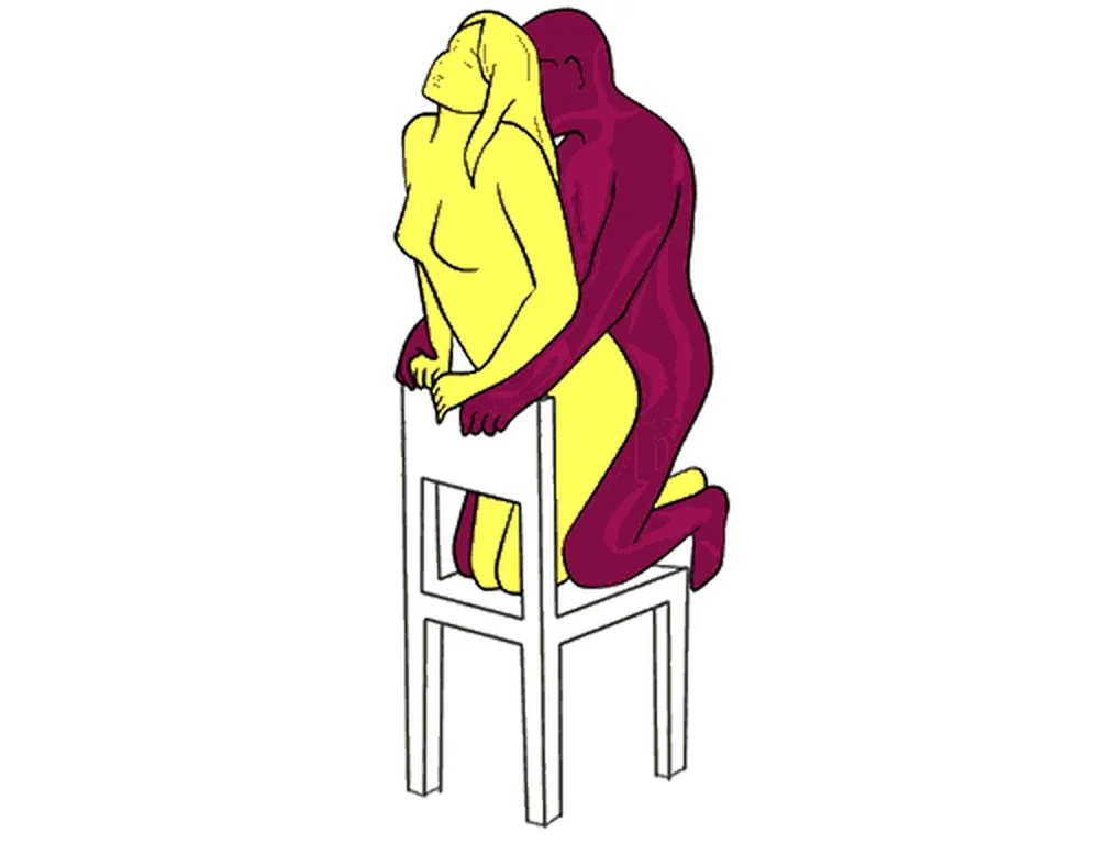 Desert Island sex position illustration