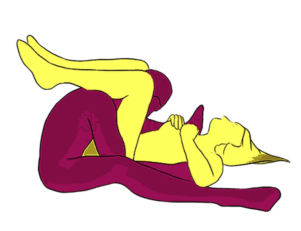 Diamond sex position illustration