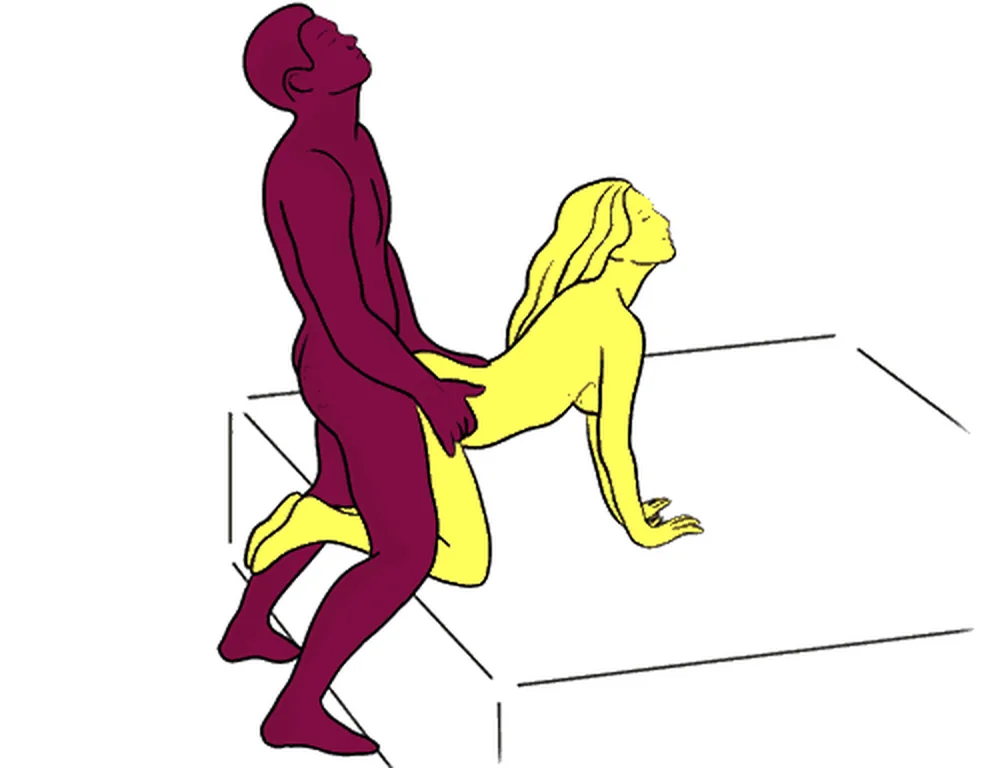 Doggy on the Edge position illustration