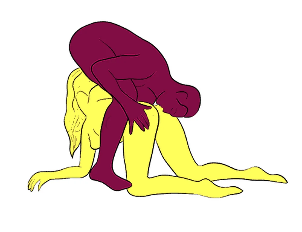 Exotic Foreplay sex position illustration