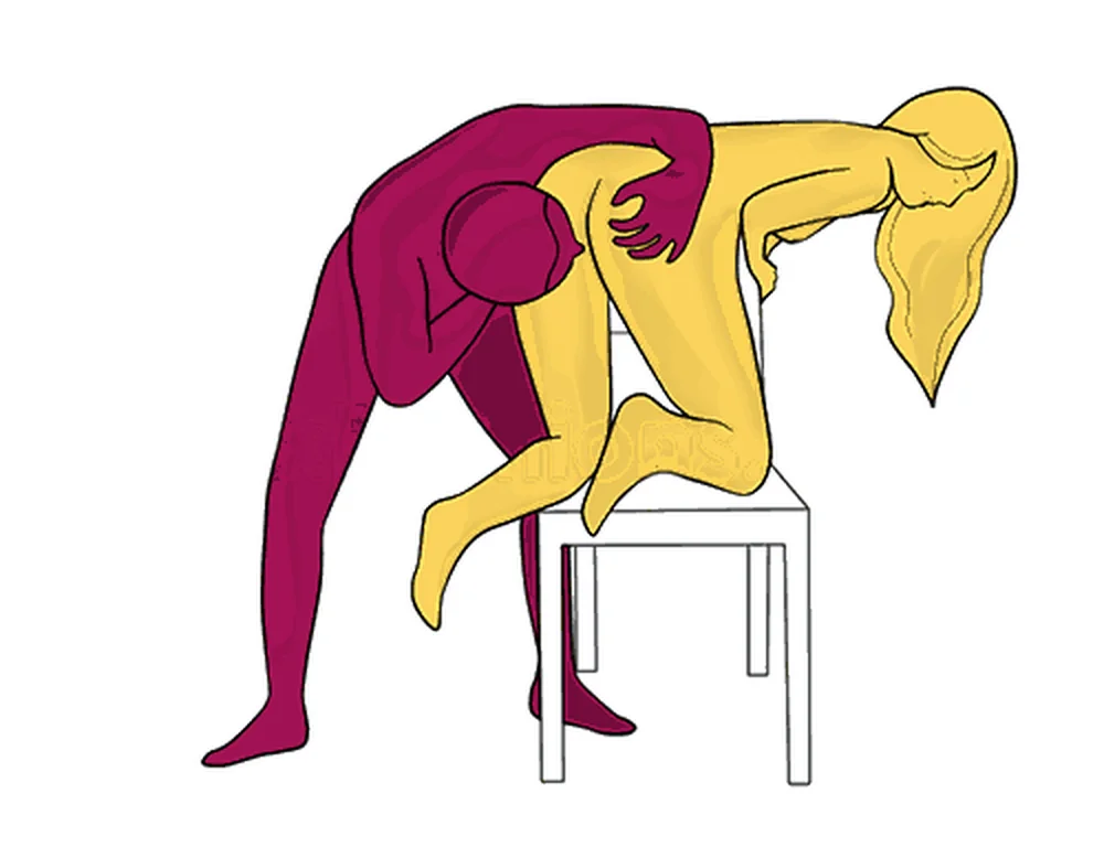 Glory Hole position illustration