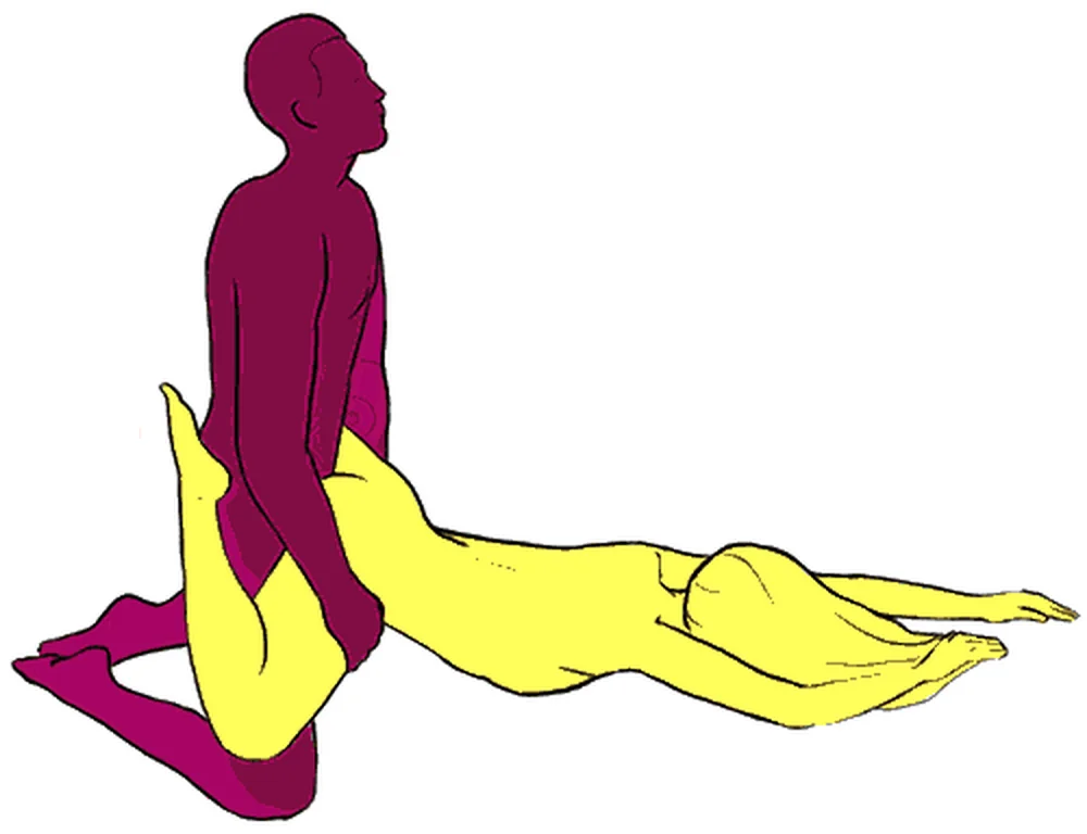 Honeymoon sex position illustration