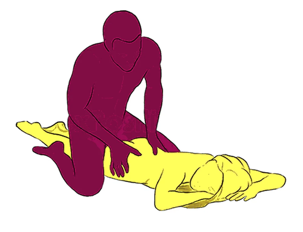 Jockey sex position illustration