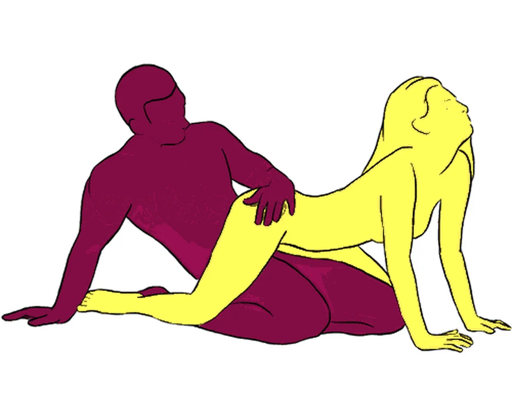 Leopard sex position illustration