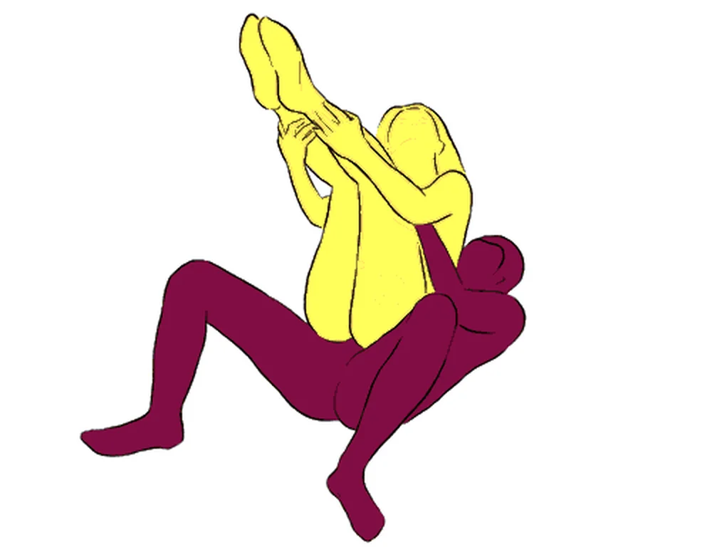 Mermaid sex position illustration