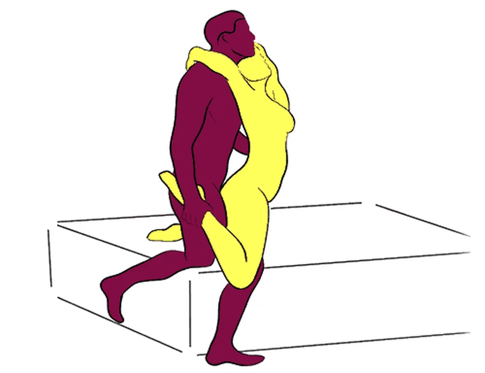 Necktie position illustration
