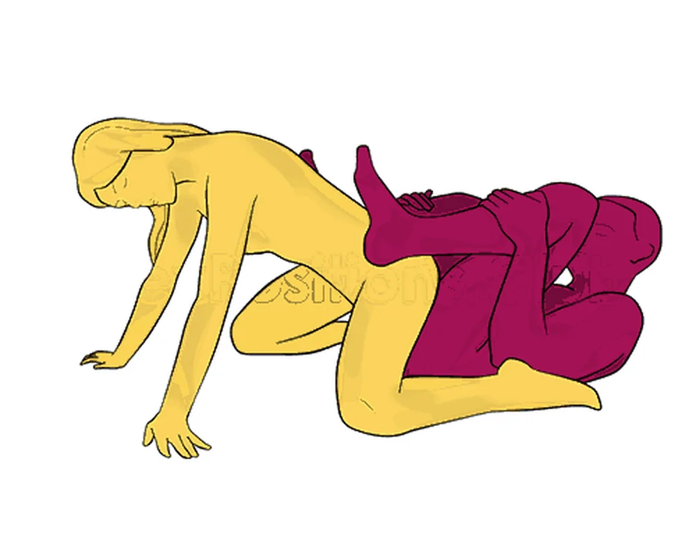 Passive Doggy 2 sex position illustration
