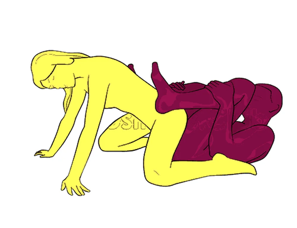 Passive Doggy sex position illustration