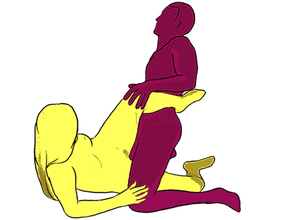 Pretzel Dip sex position illustration
