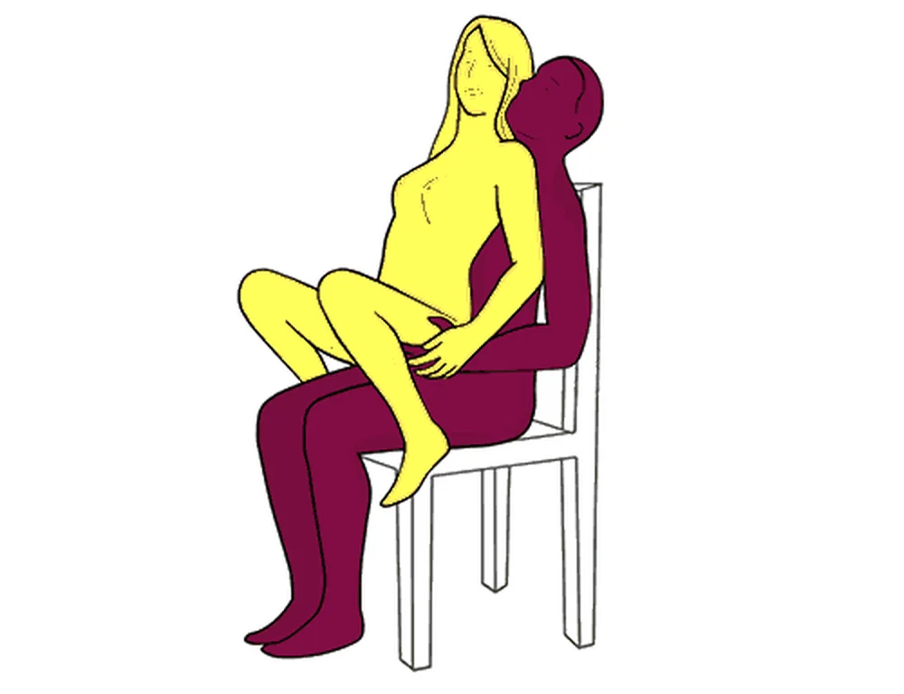 Relaxation sex position illustration