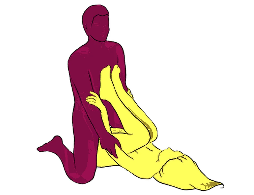 Slope sex position illustration