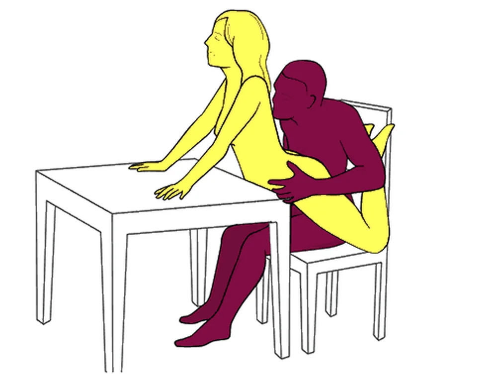 Snack sex position illustration