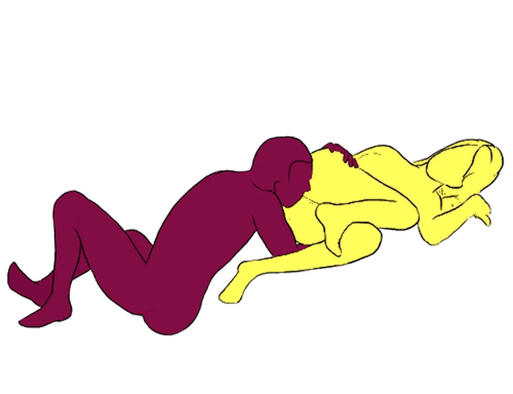 Snail sex position illustration