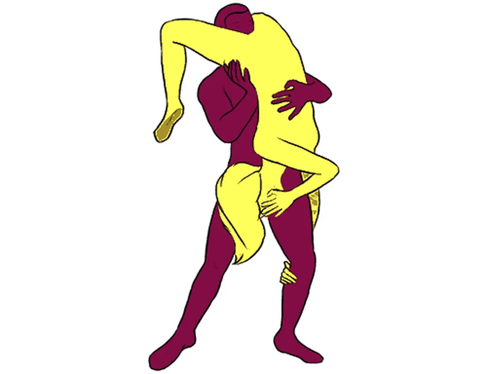 Snake sex position illustration