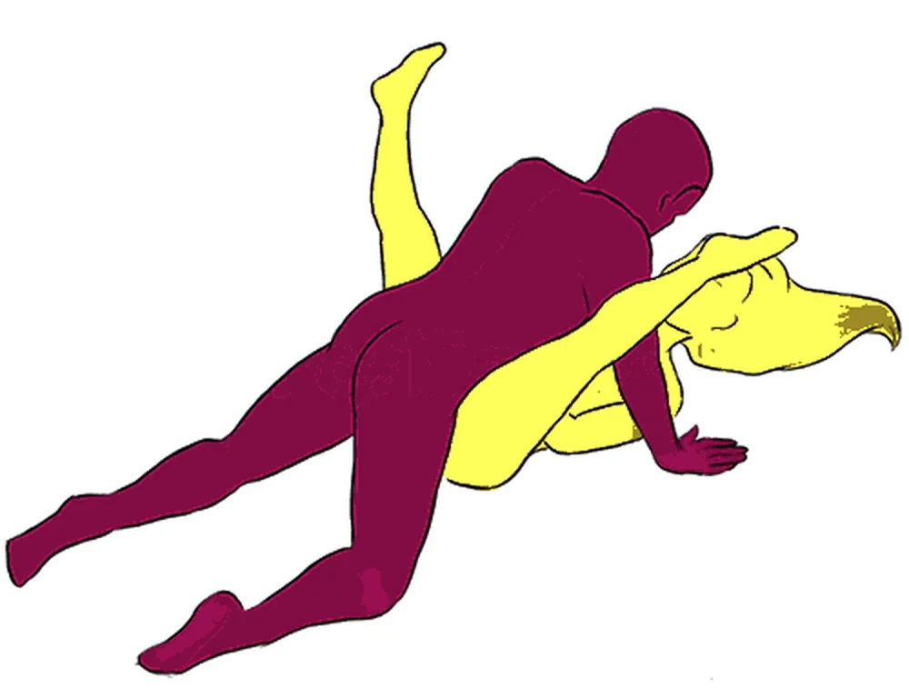 Spread Eagle position illustration