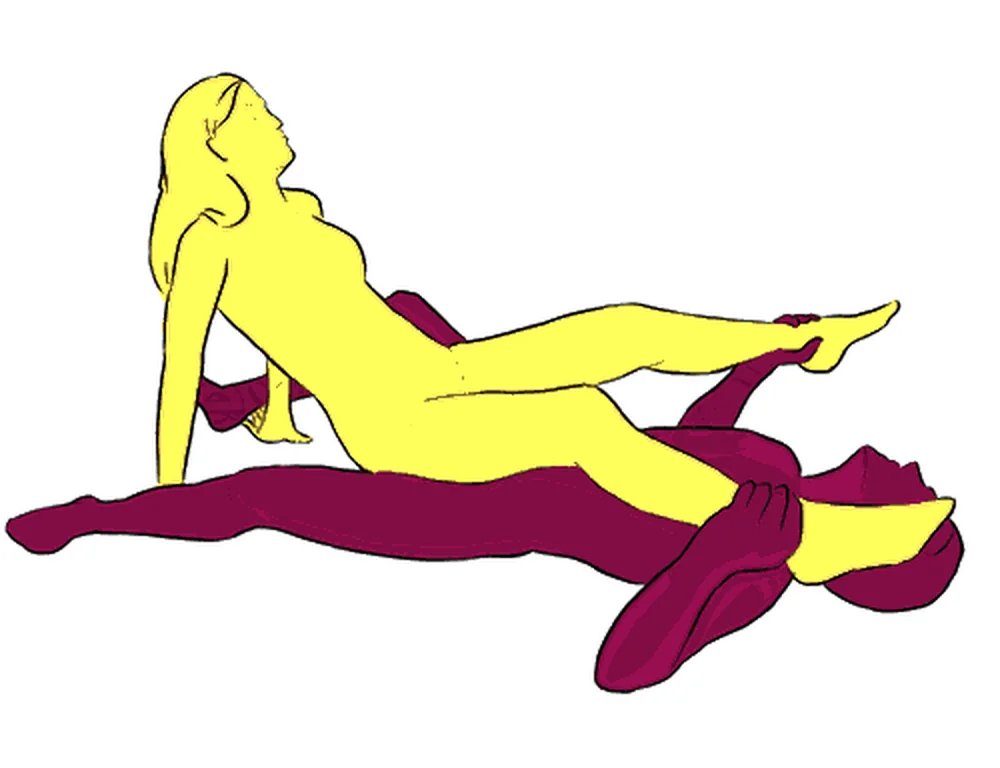 Starfish sex position illustration