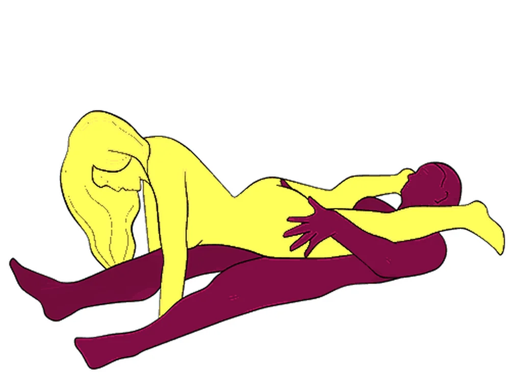 Straight Line sex position illustration