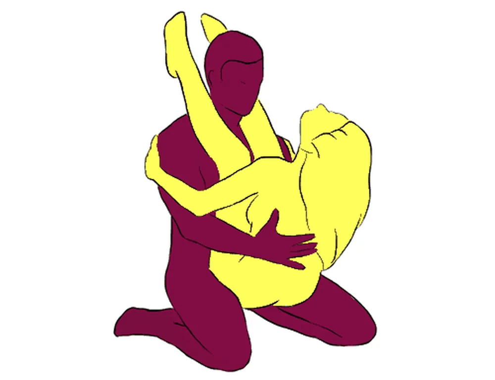 Torch sex position illustration