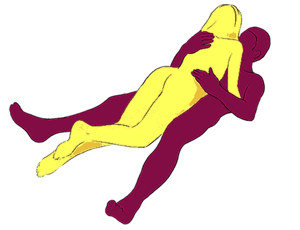 Tulip sex position illustration