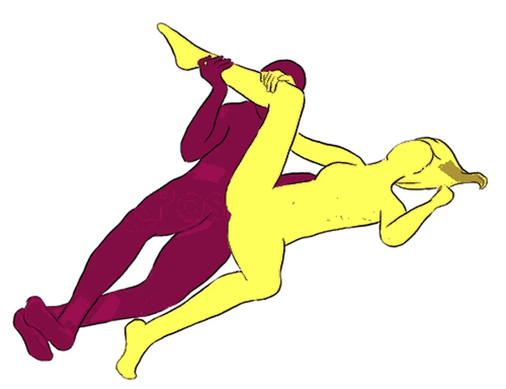 Unicorn sex position illustration