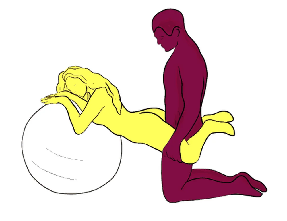 Weightlessness position illustration