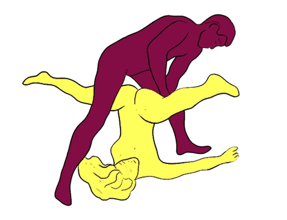 Wild Yoga position illustration