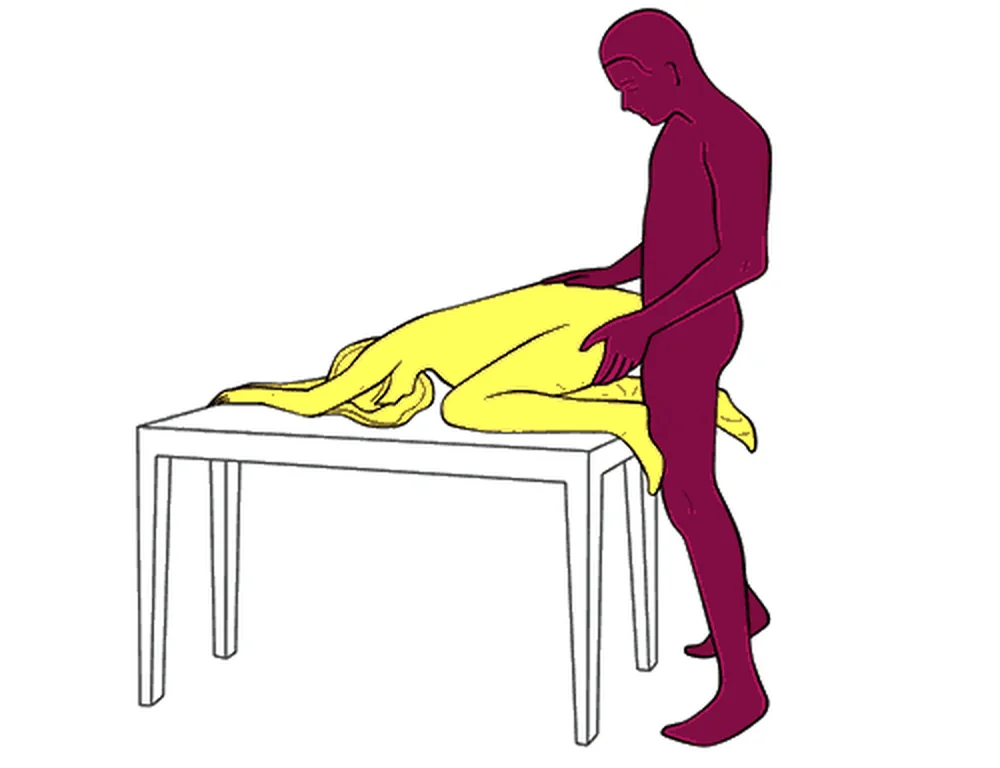 Worship sex position illustration