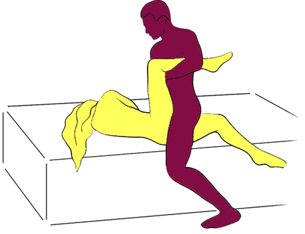 Wrestling position illustration
