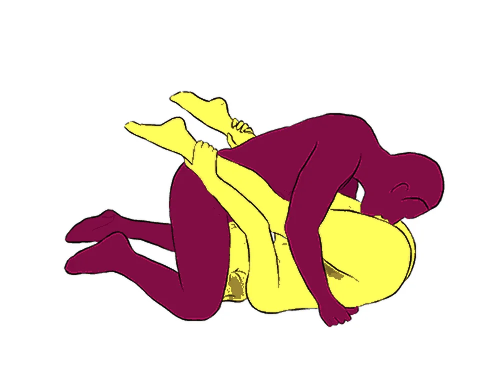 Yin-Yang sex position illustration